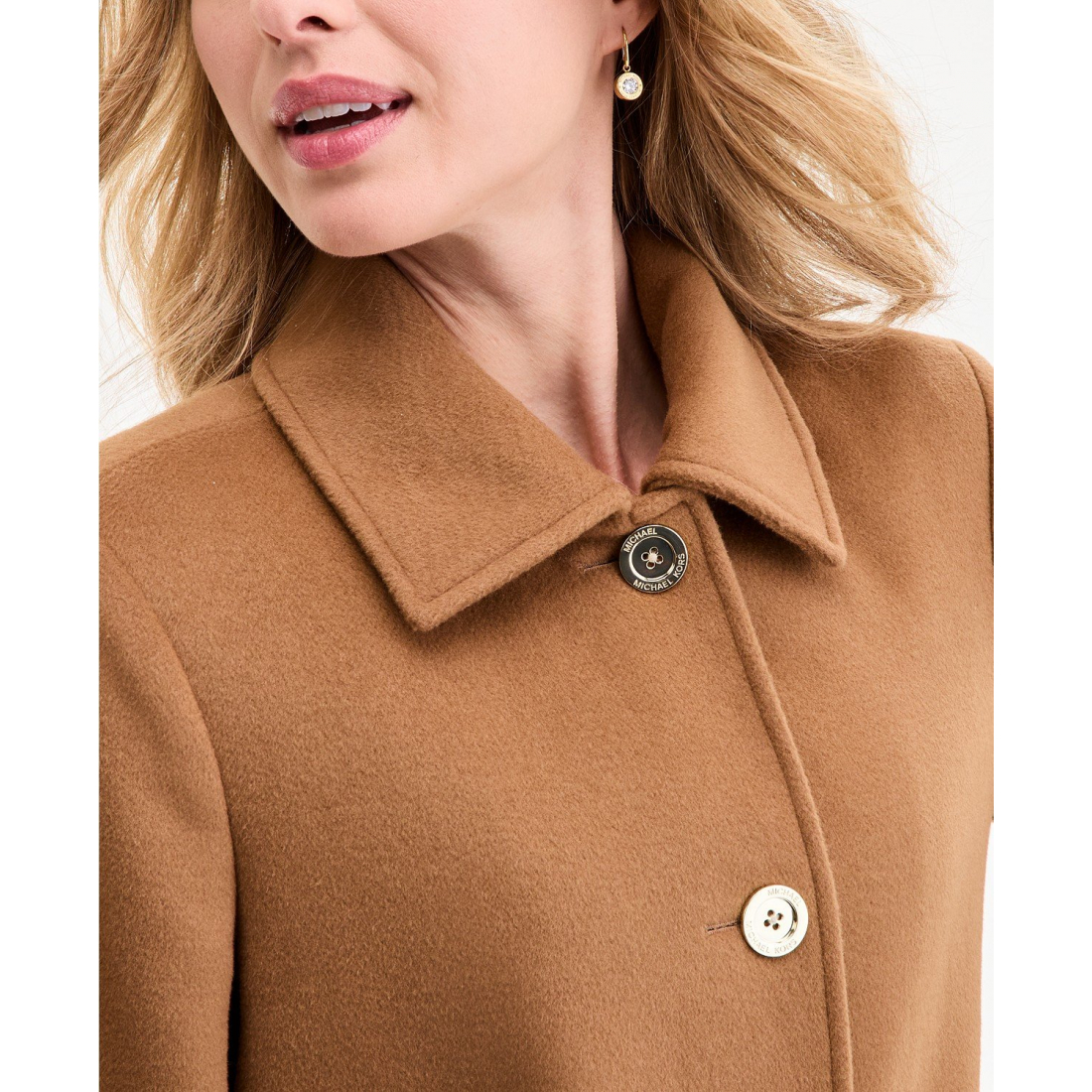 Manteau 'Collared Button-Front' pour Femmes