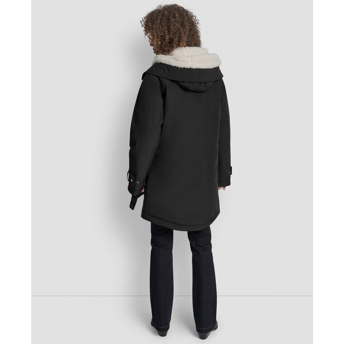 Women's 'Faux-Fur-Lined Hooded Softshell' Coat