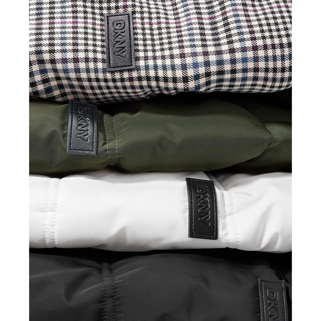 Manteau matelassé 'Faux-Fur-Collar Zip-Front' pour Femmes