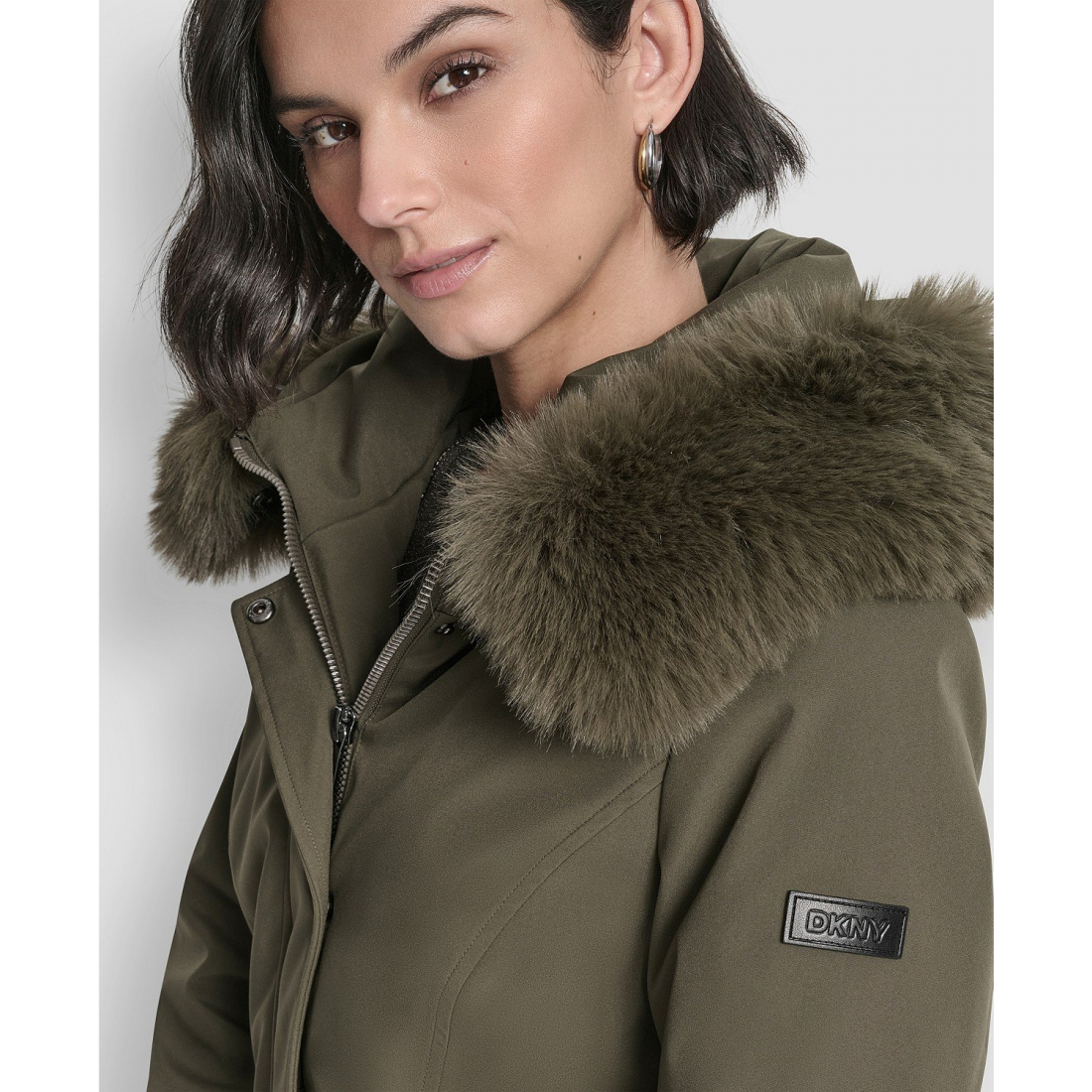 Manteau matelassé 'Trim Hooded Anorak' pour Femmes