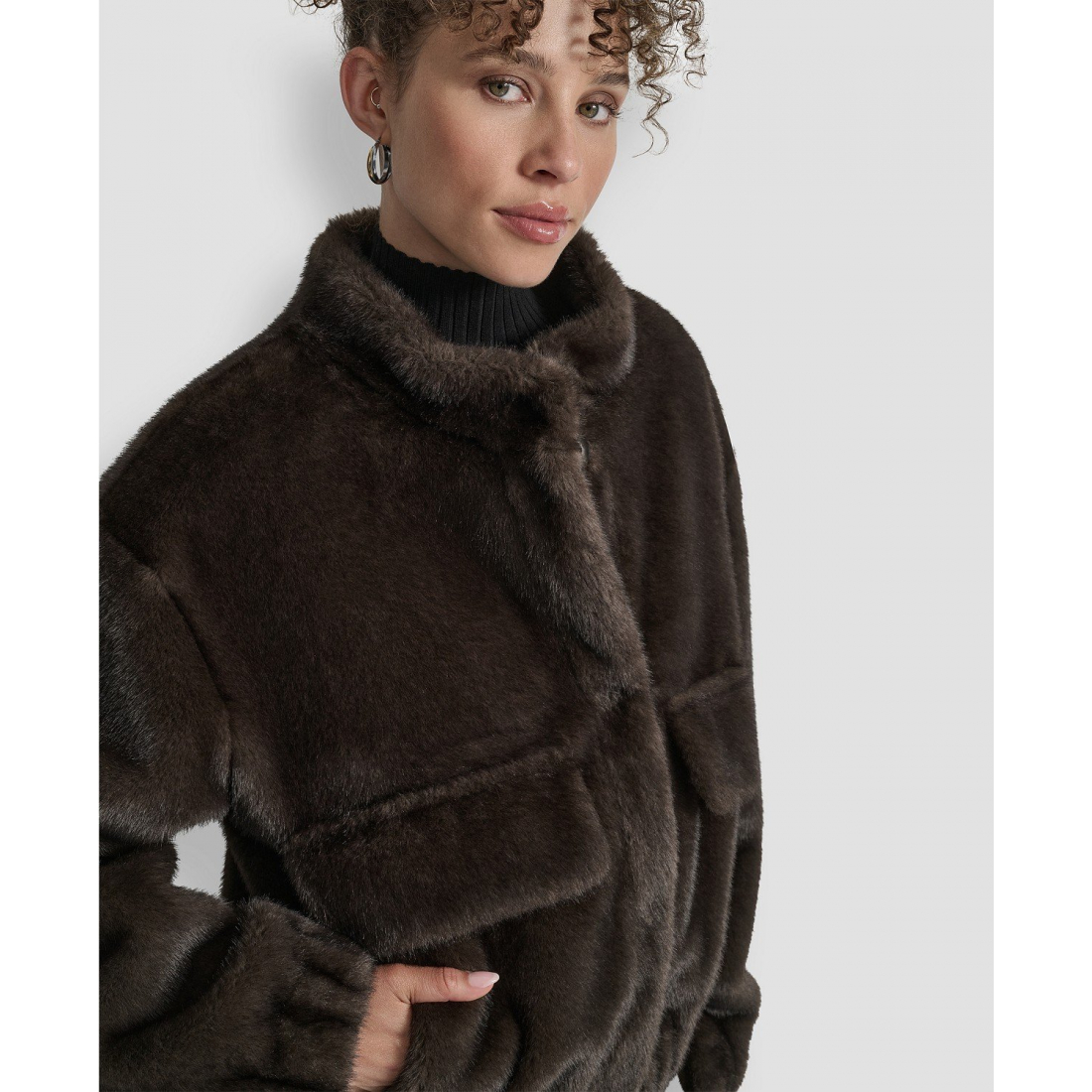 Blouson bomber 'Collar Neck' pour Femmes