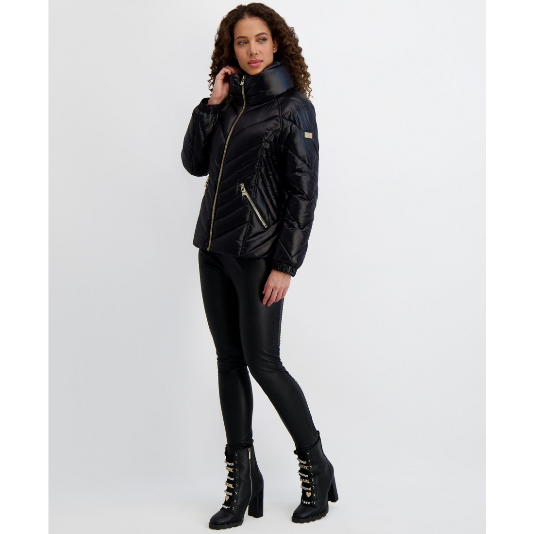 Manteau matelassé 'Pillow-Collar' pour Femmes