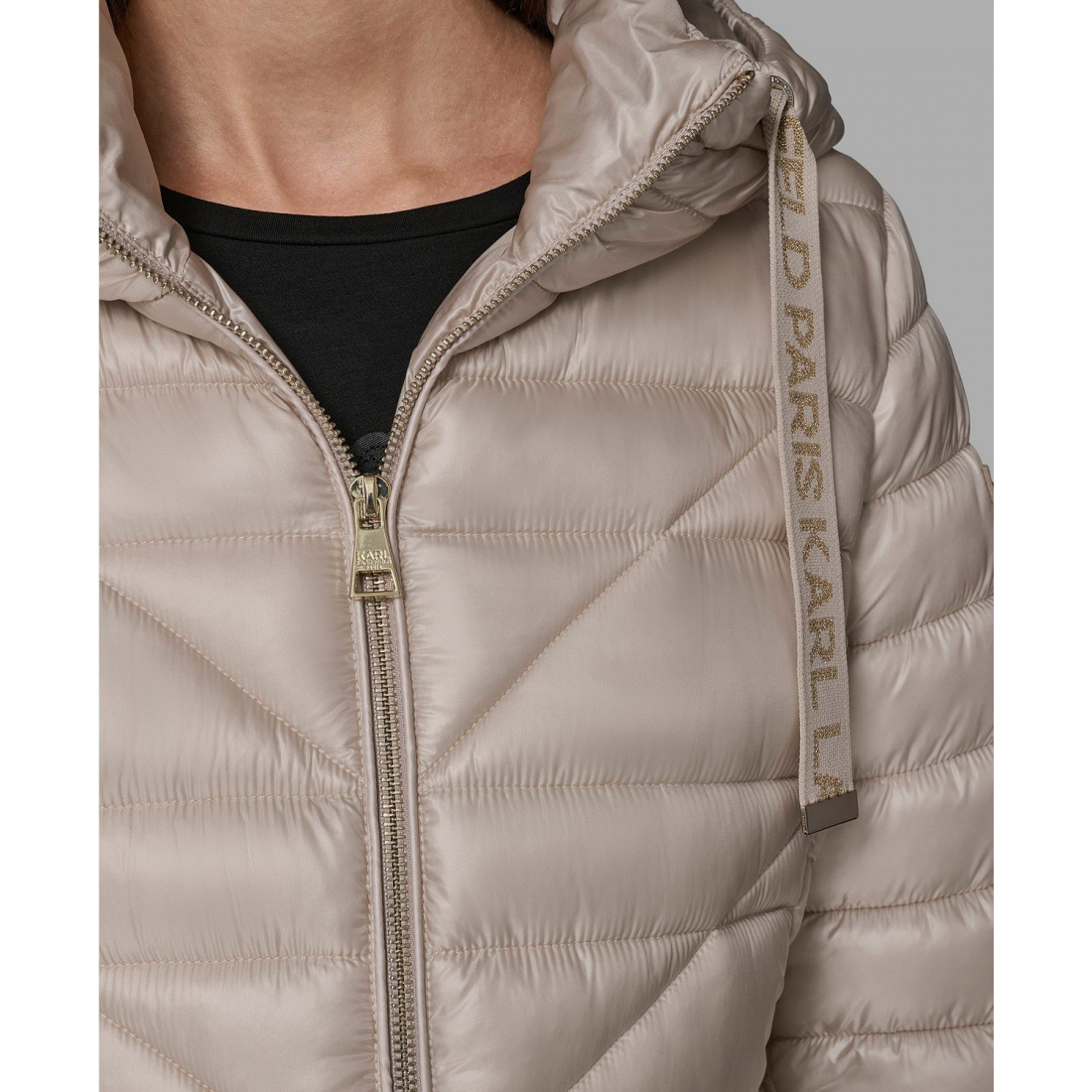 Manteau matelassé 'Drawstring' pour Femmes