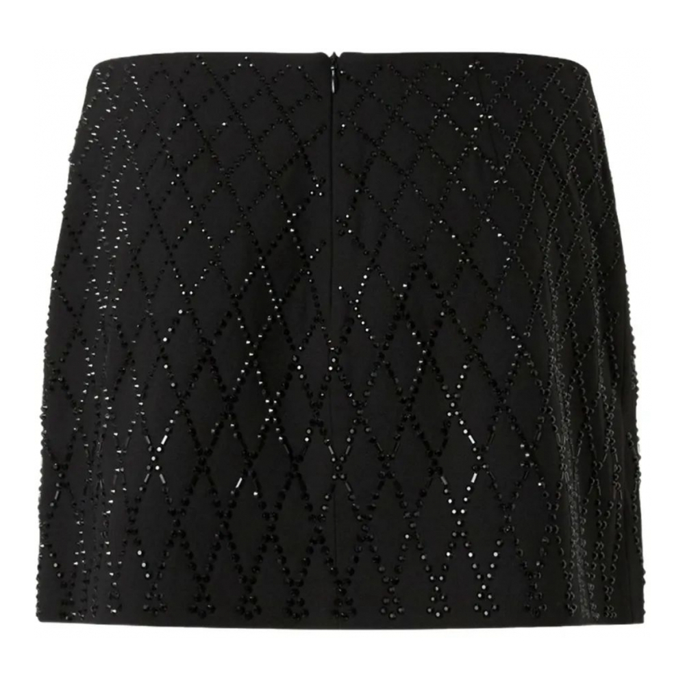Women's 'Rhinestone-Embellished' Mini Skirt
