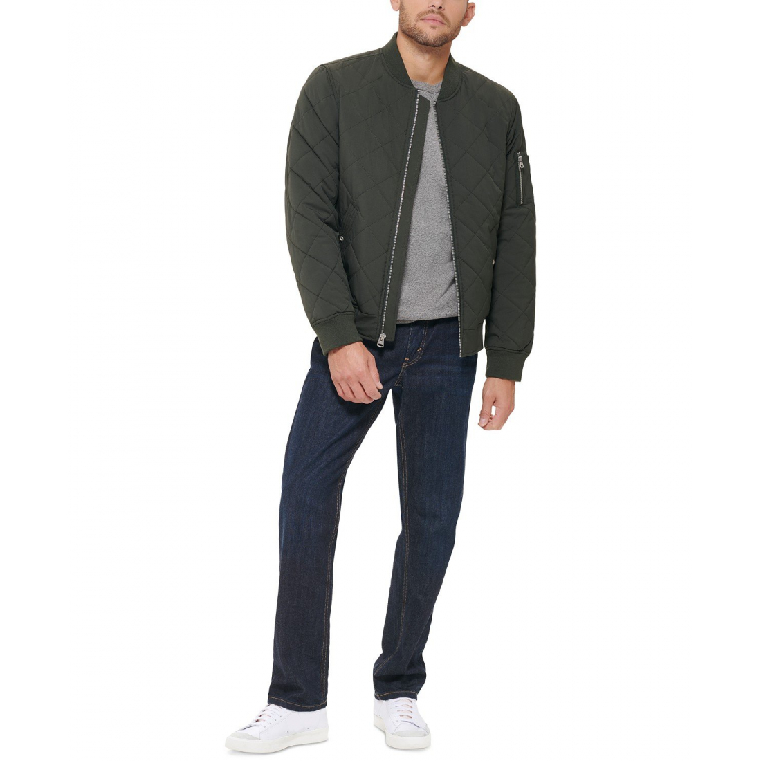 Blouson bomber 'Quilted Fashion' pour Hommes