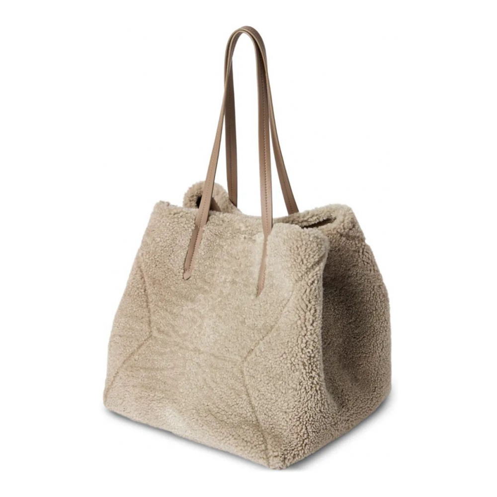 Women's 'Shearling' Tote Bag