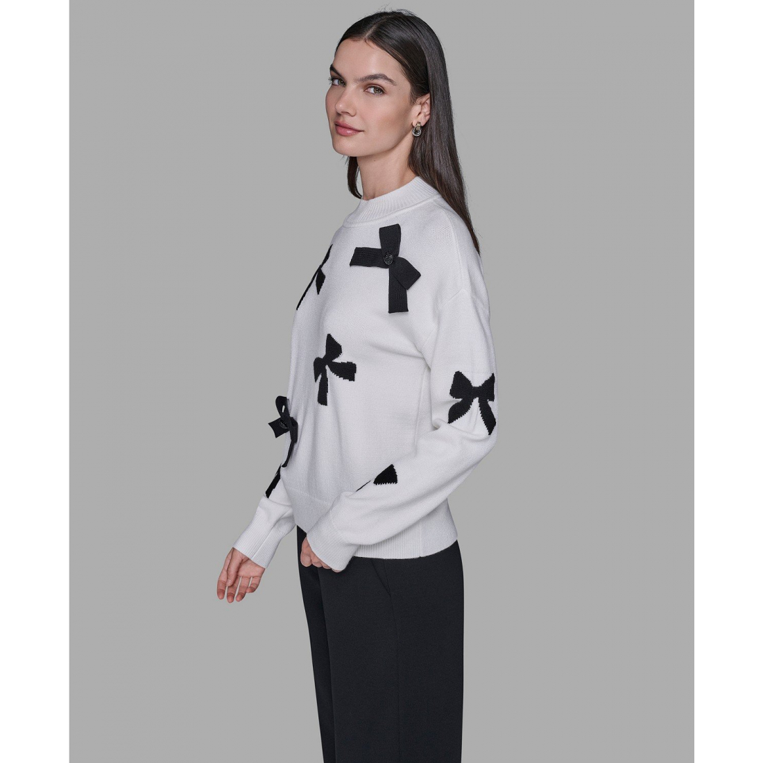 Pull 'All-Over Bow' pour Femmes