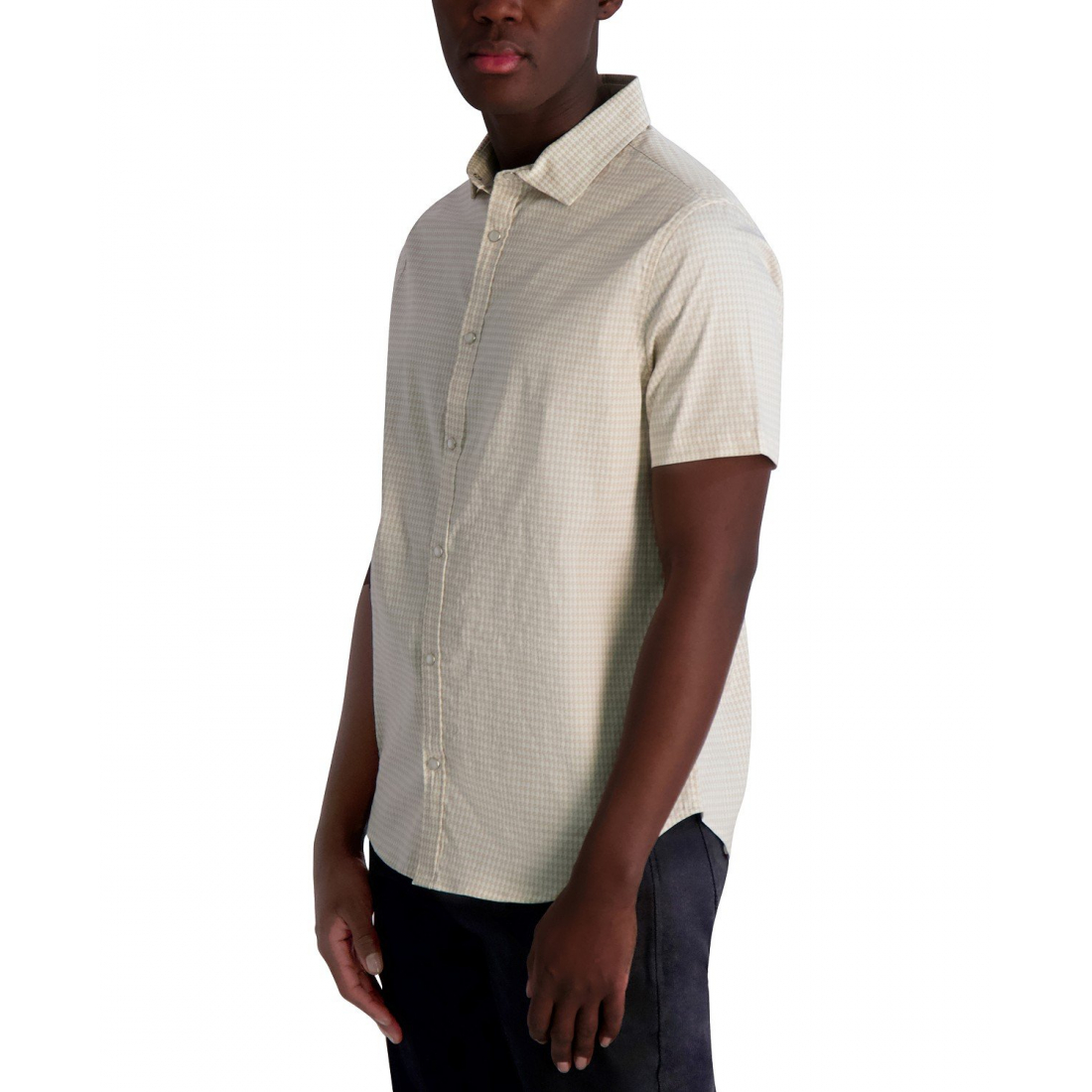 Chemise 'Woven Houndstooth' pour Hommes