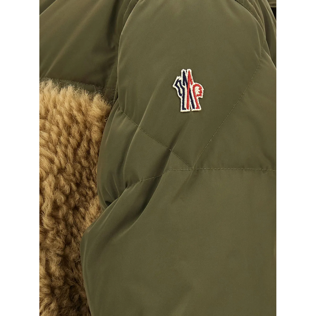 Men's 'Grifford Shearling-Panels' Puffer Jacket