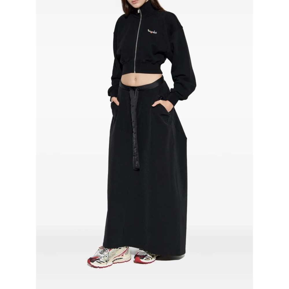 Women's 'Zip Floral Knitwear' Jacket