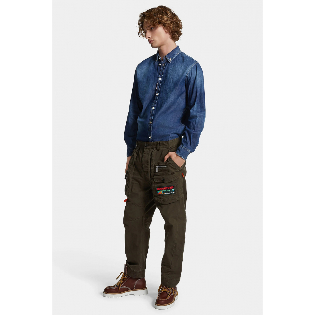 Chemise en Jean 'Relax Dan' pour Hommes