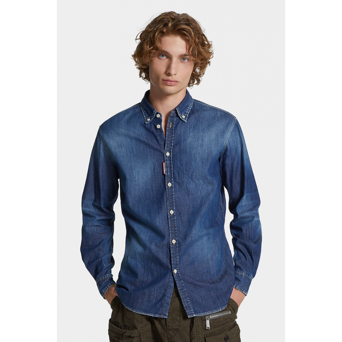 Chemise en Jean 'Relax Dan' pour Hommes