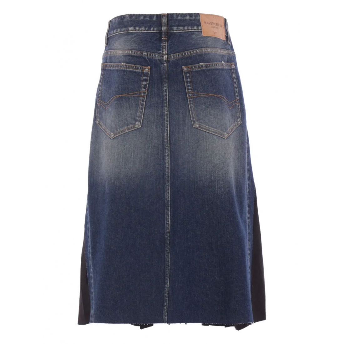 'Hybrid Pleated' Midi Rock für Damen