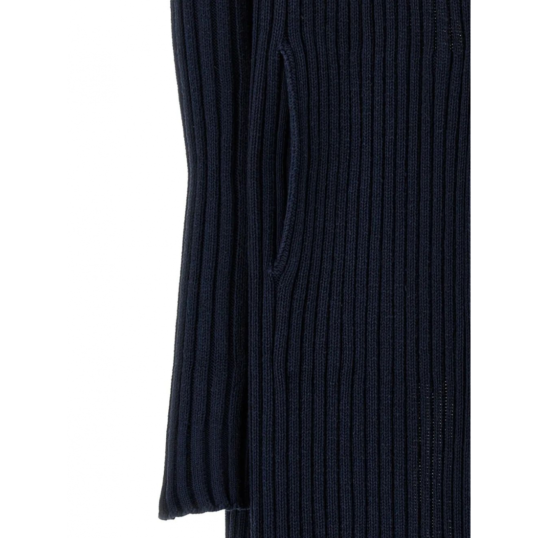 'Ribbed Shawl-Collar' Strickjacke für Damen