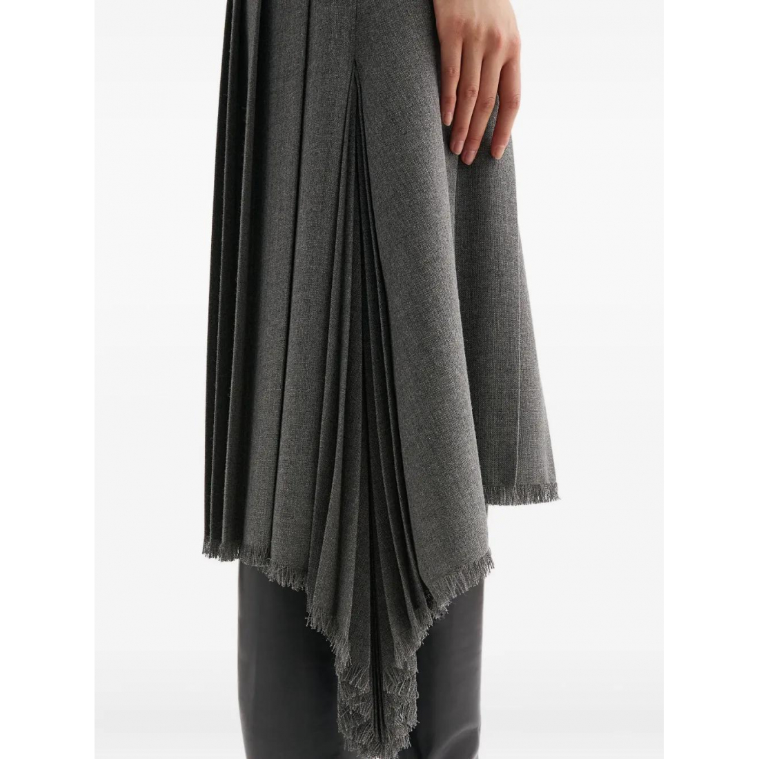 Jupe Midi 'Pleated' pour Femmes