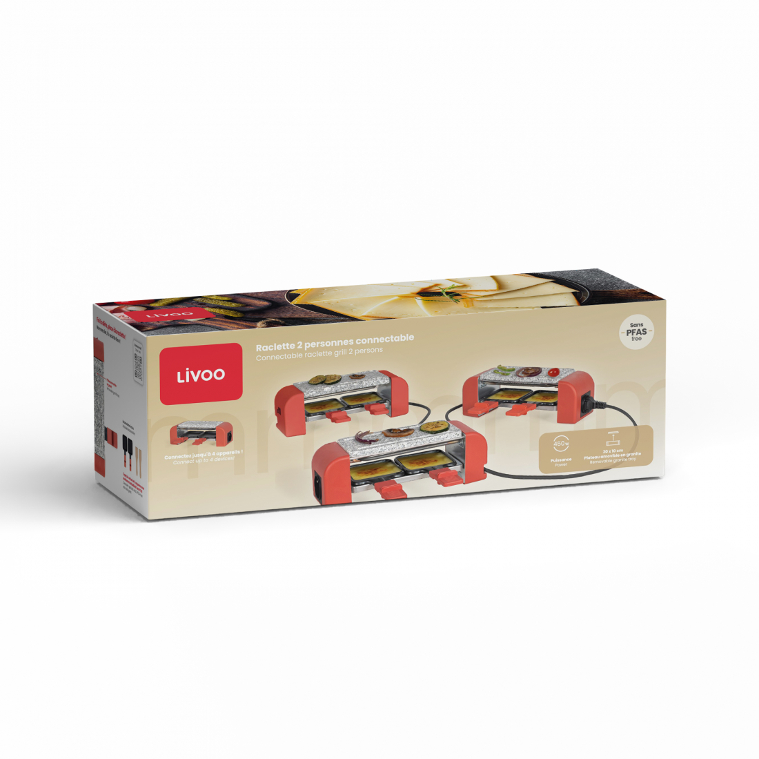 Connectable 2-Person Raclette