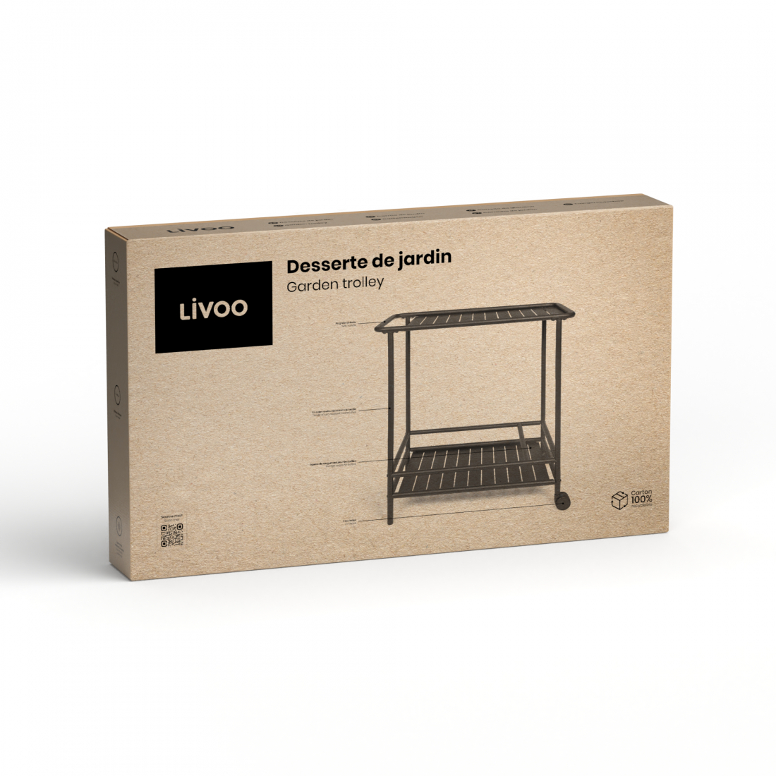 Desserte pour plancha