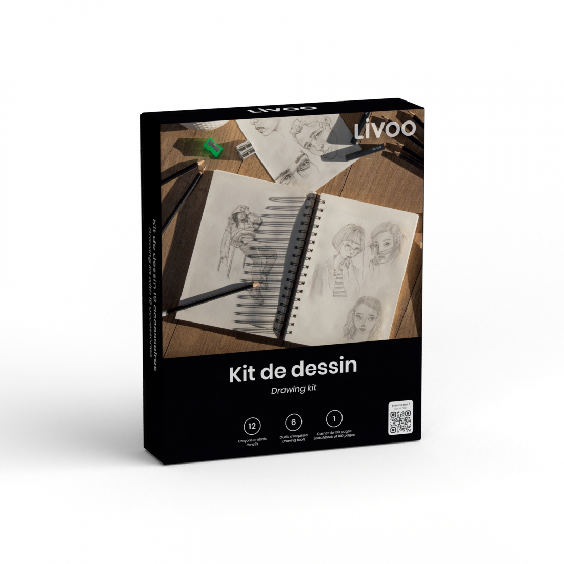 Drawing Kit 19 Accessories