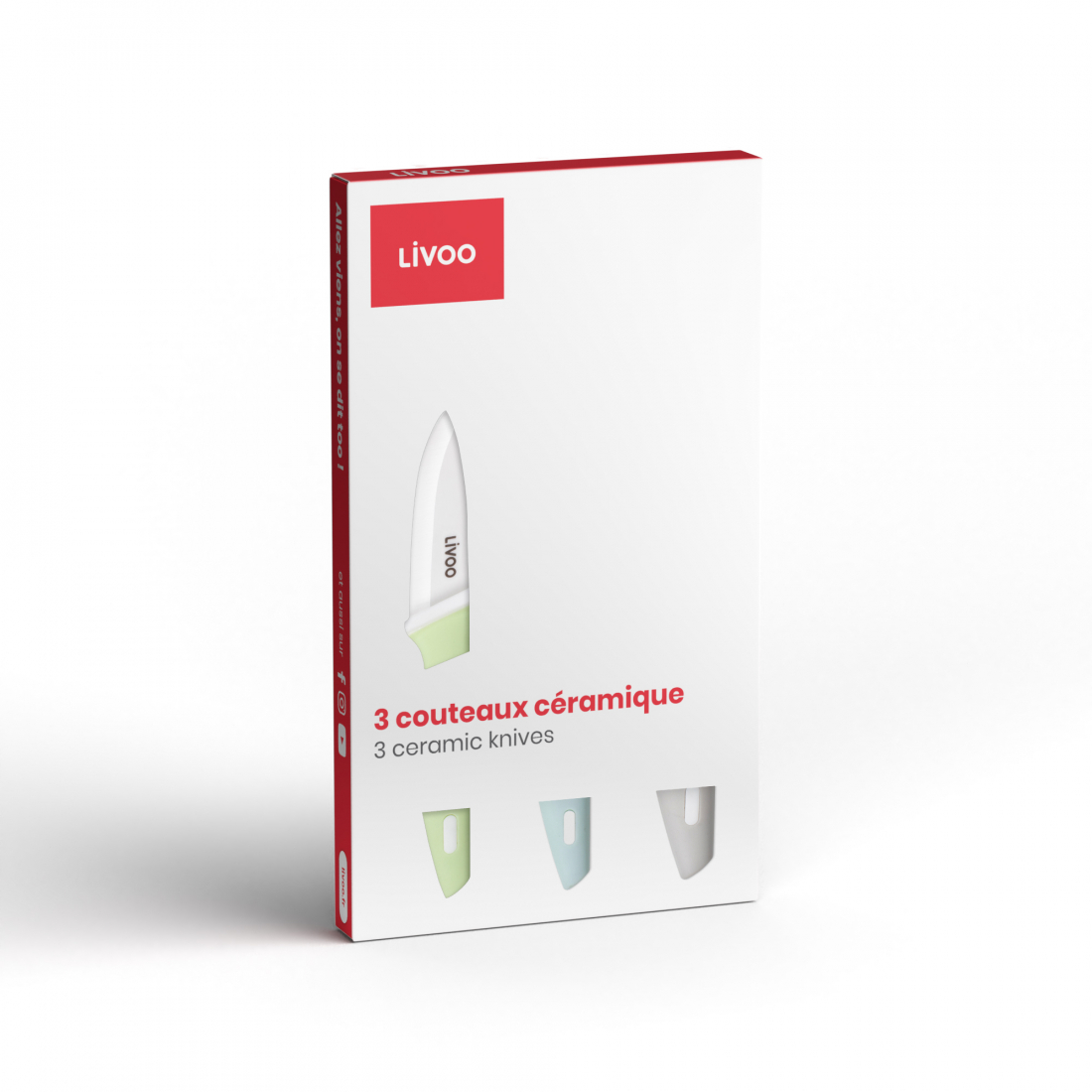 3 couteaux céramique