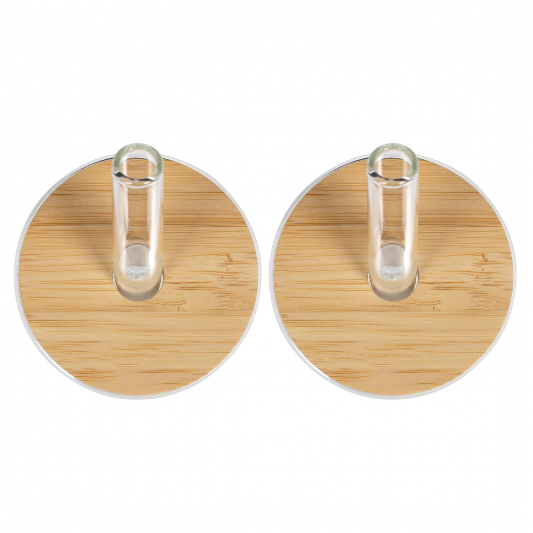 Set Of 2 Glasses With Straws