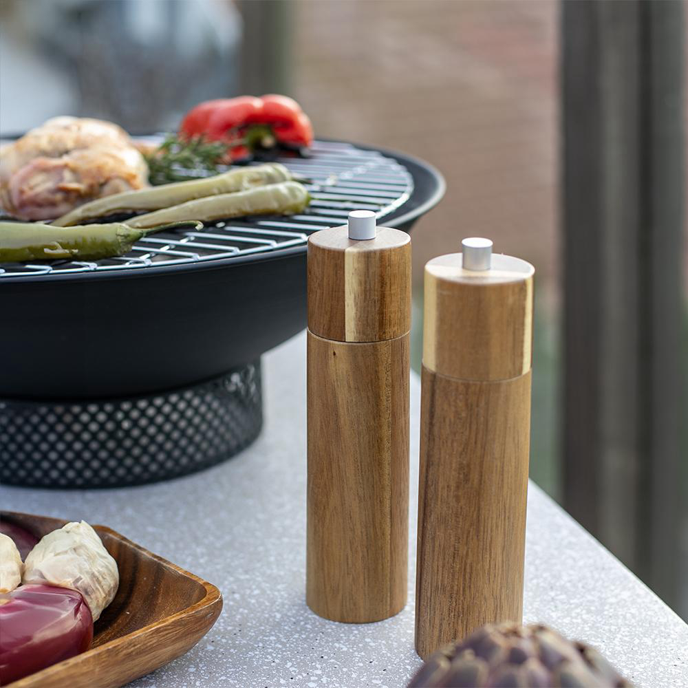 Set de 2 moulins sel et poivre manuels