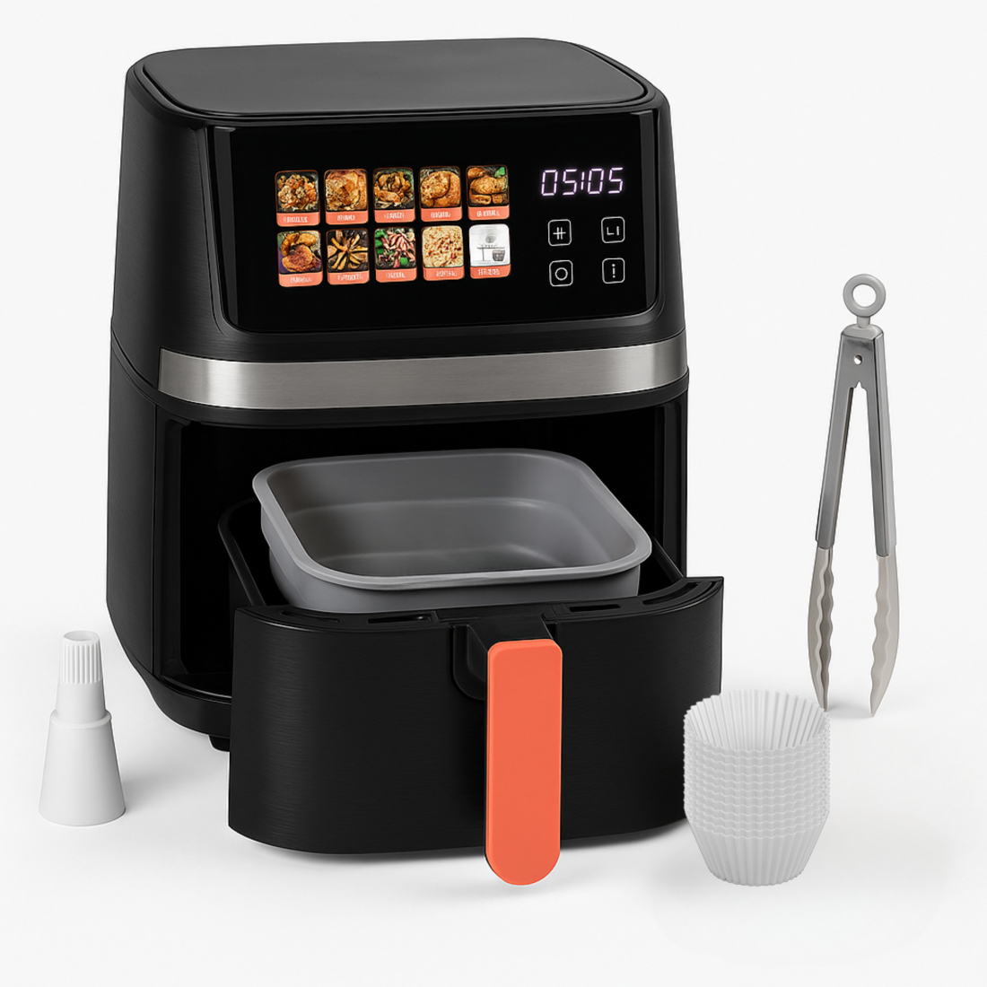 Set Of 4 Accessories For Oil-Free Fryer