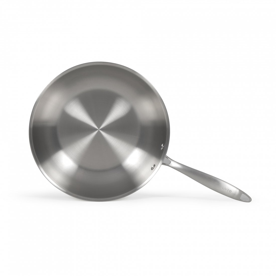 Brigade - Wok en acier inoxydable 28 cm