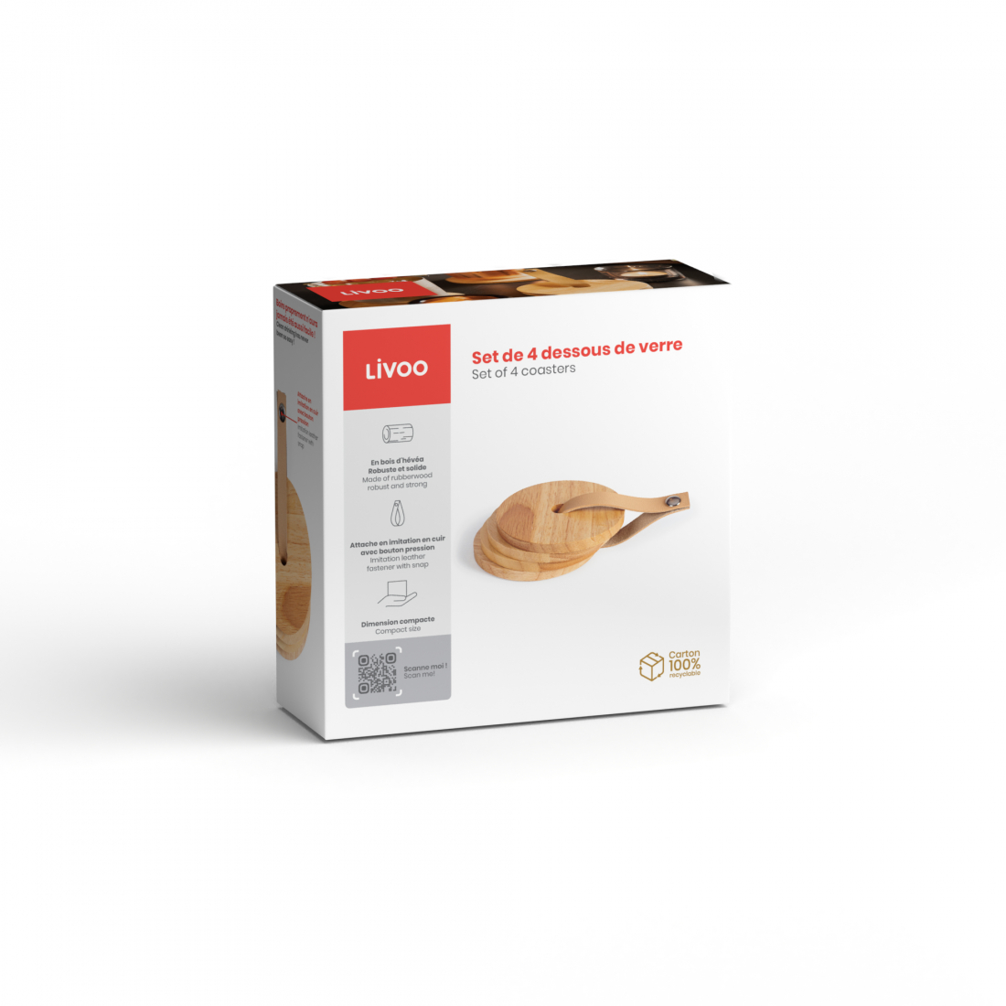 Set de 4 dessous de verre