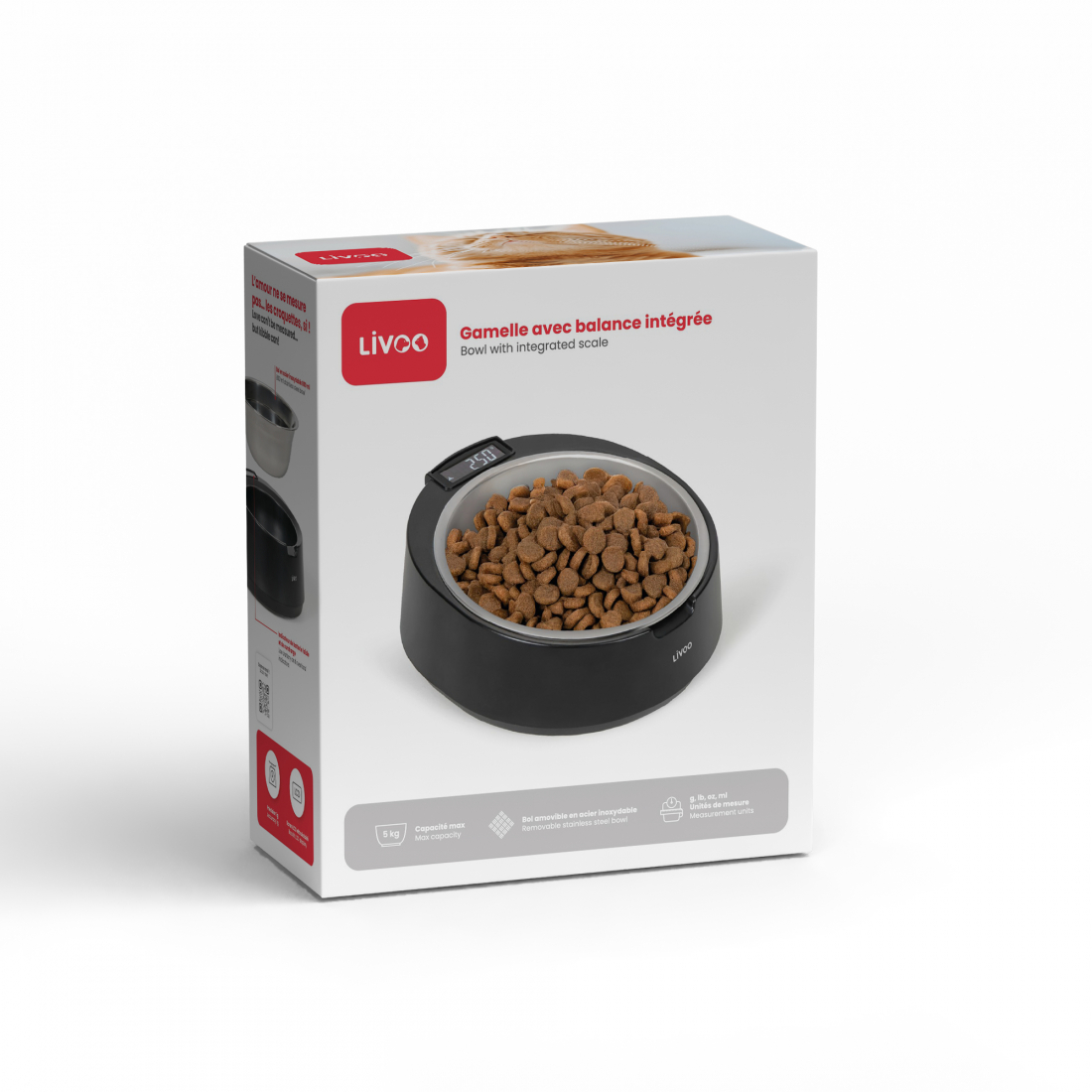 Gamelle avec balance intégrée