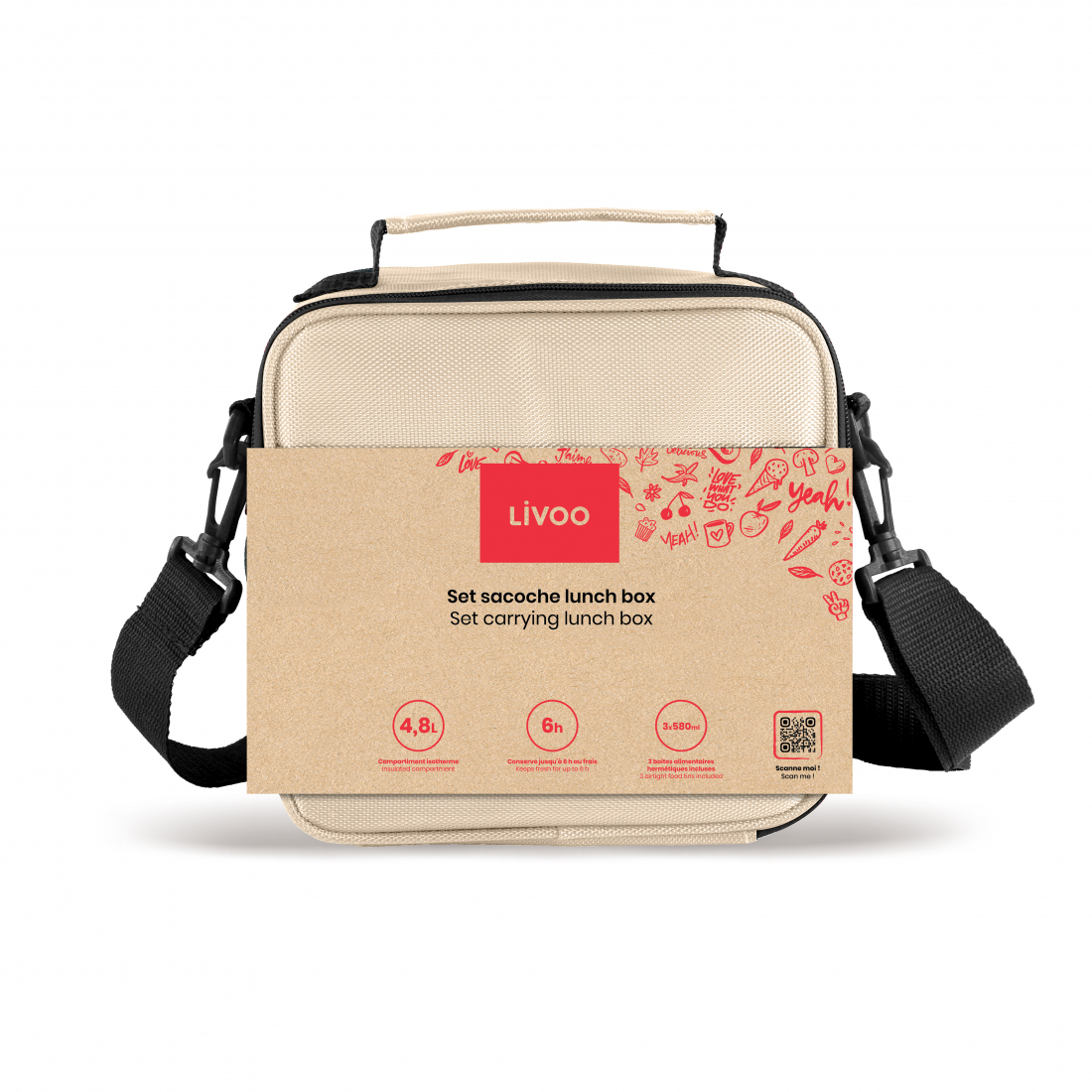 Set sacoche lunch box