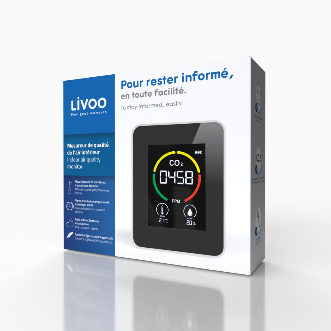 Mesureur de qualité de l’air intérieur