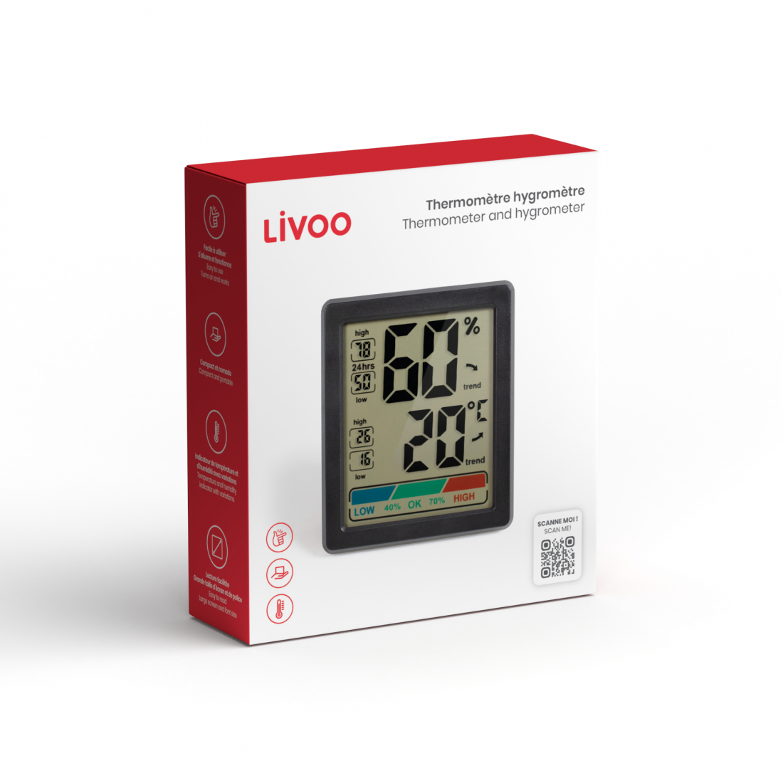 Thermomètre hygromètre