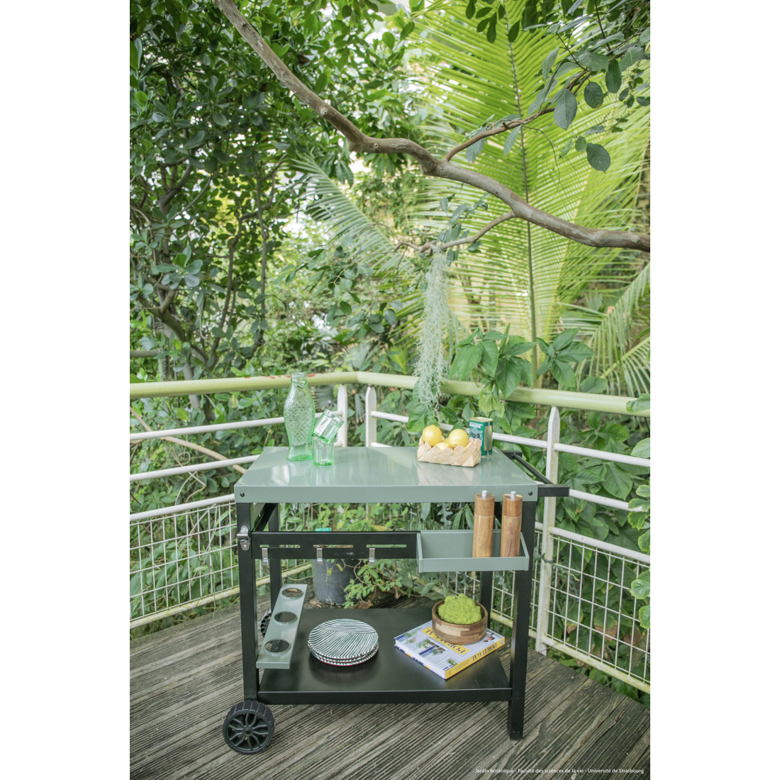 Desserte pour plancha