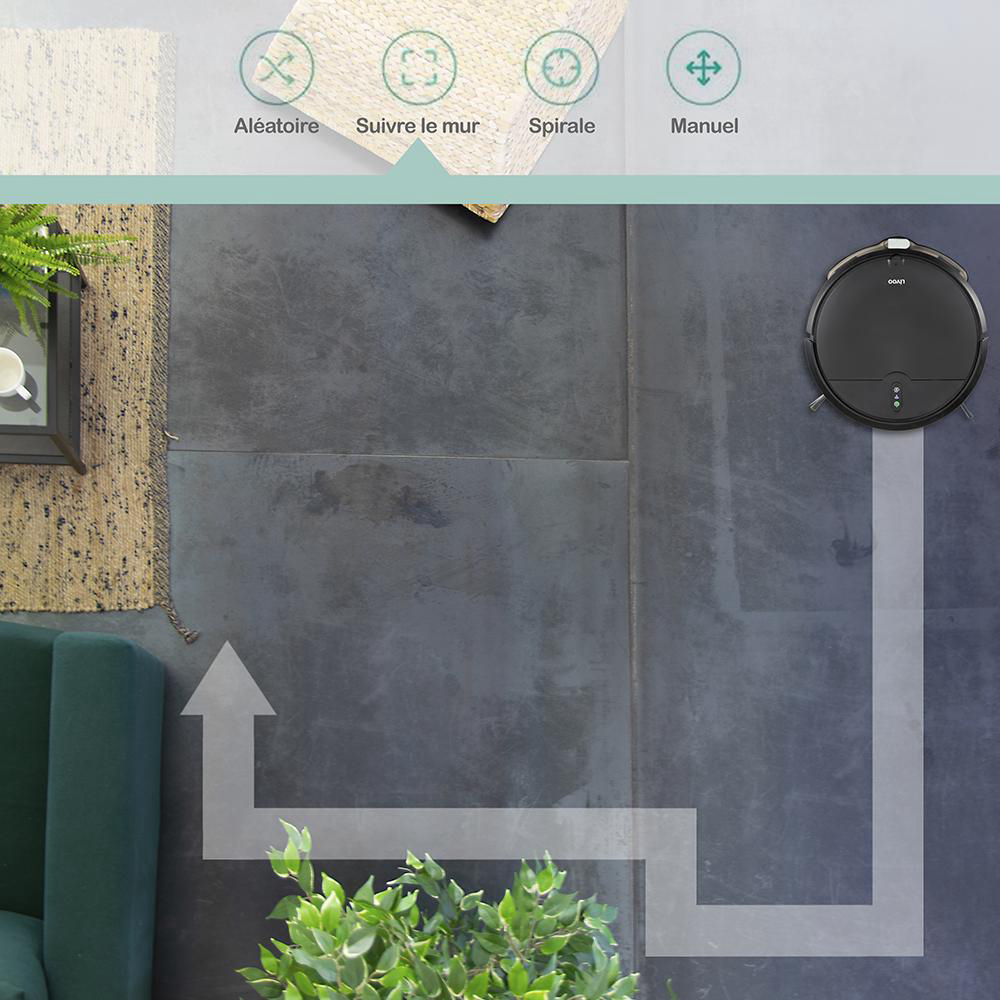 Wash'Up Connected Robot Vacuum Cleaner