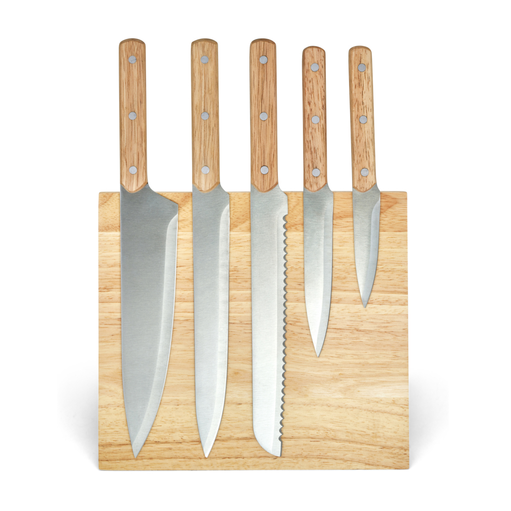 Set de 5 couteaux et support magnétique