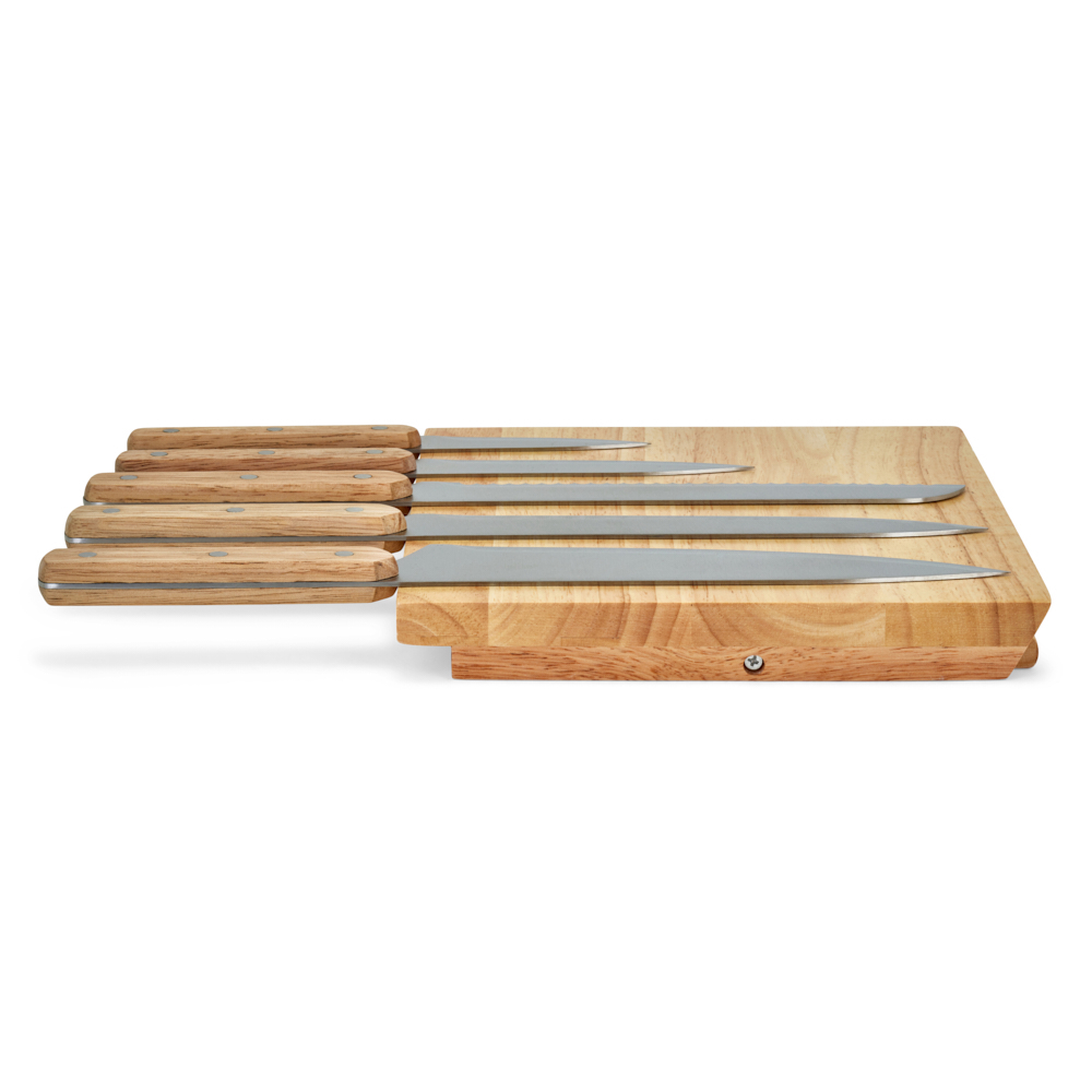 Set de 5 couteaux et support magnétique