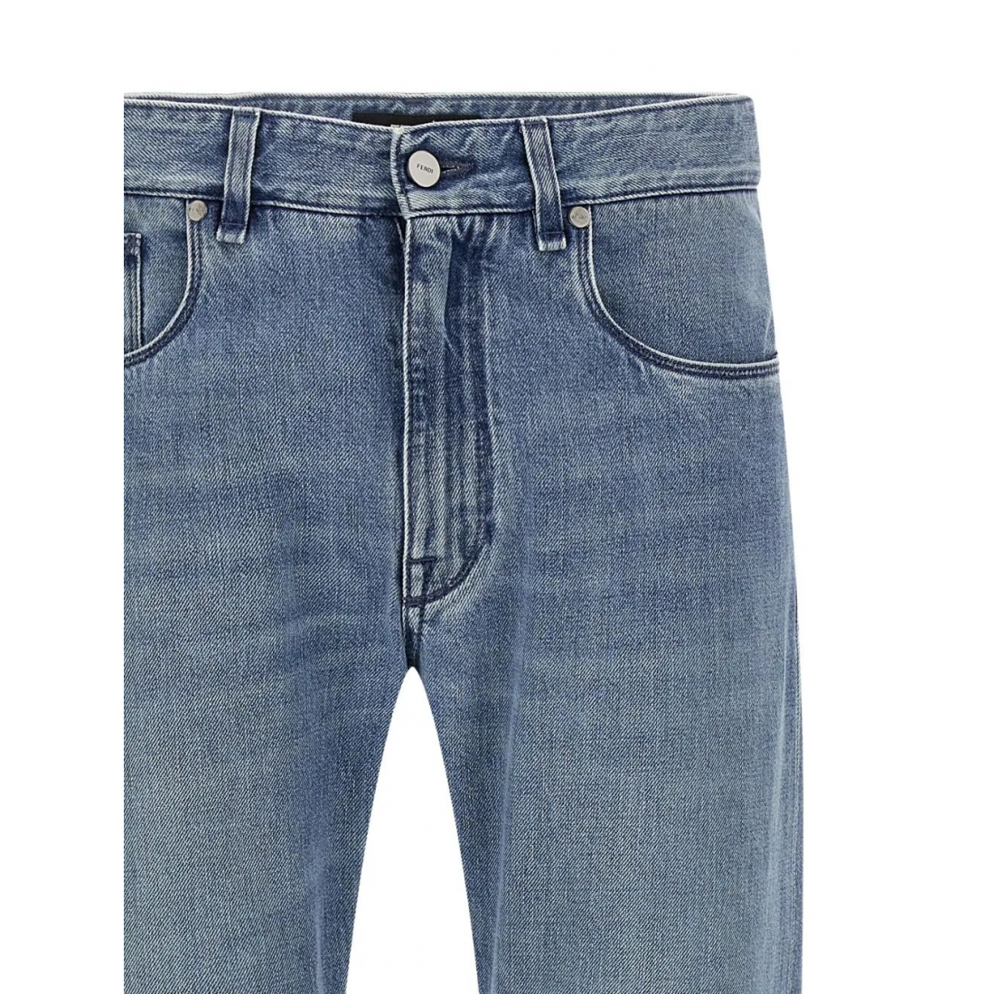 Men's 'Faded-Effect Five-Pocket' Jeans
