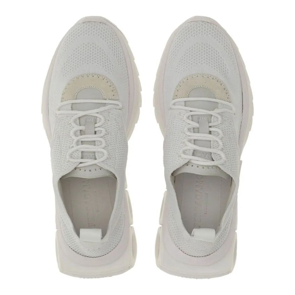 Sneakers 'Gancini-Plaque Low-Top' pour Femmes