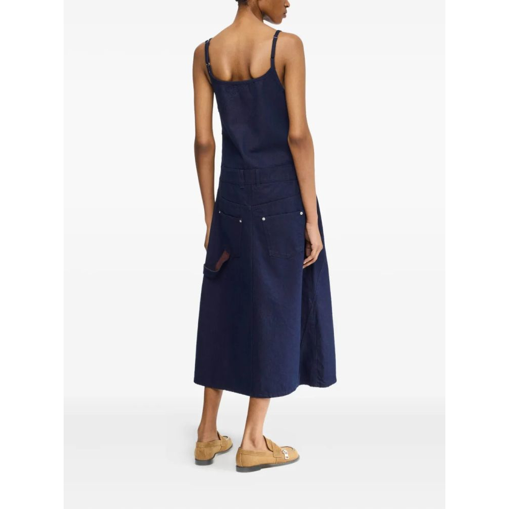 Robe Midi 'Denim Panelled' pour Femmes