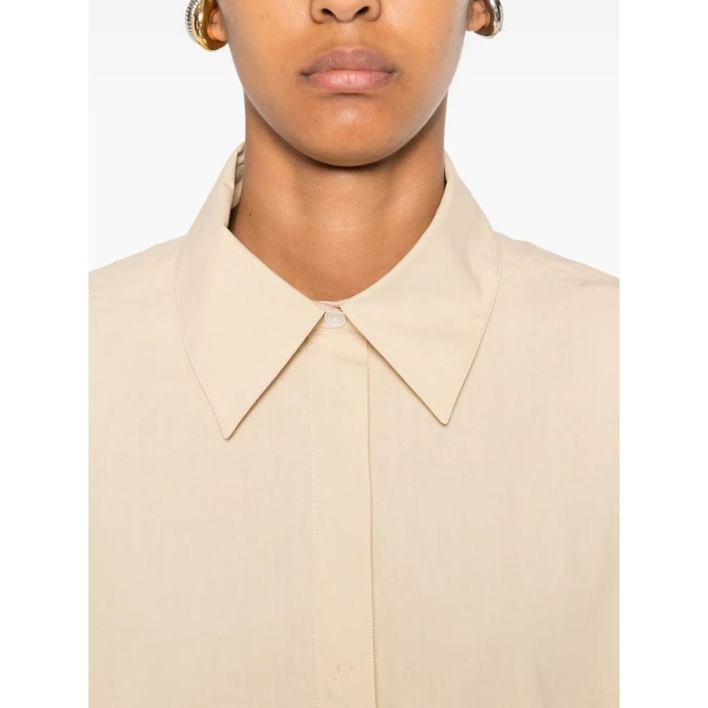 Chemise 'Margan Long-Sleeve Curved Hem' pour Femmes