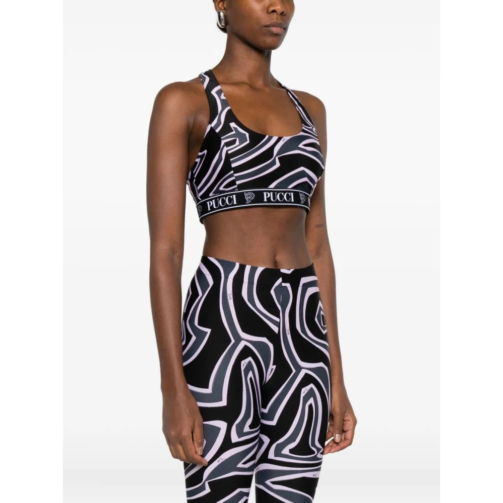 Brassière 'Racer-Neck Print' pour Femmes