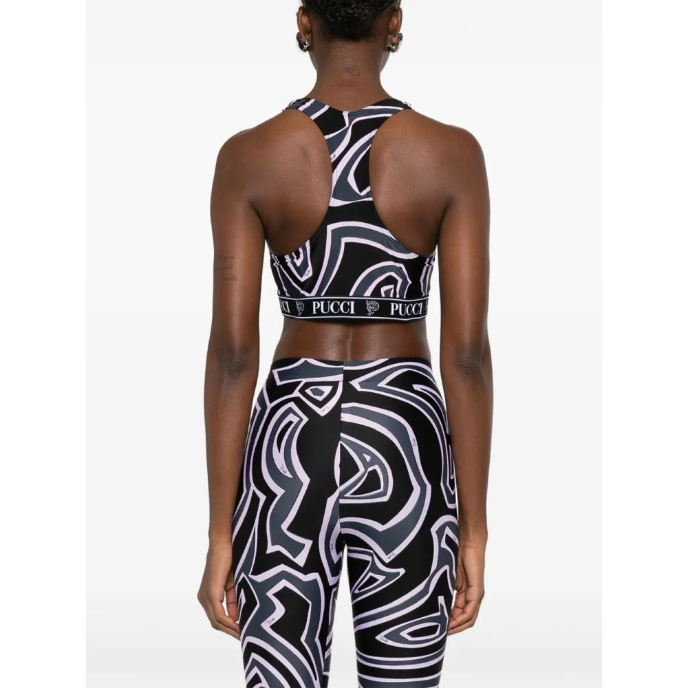 Brassière 'Racer-Neck Print' pour Femmes