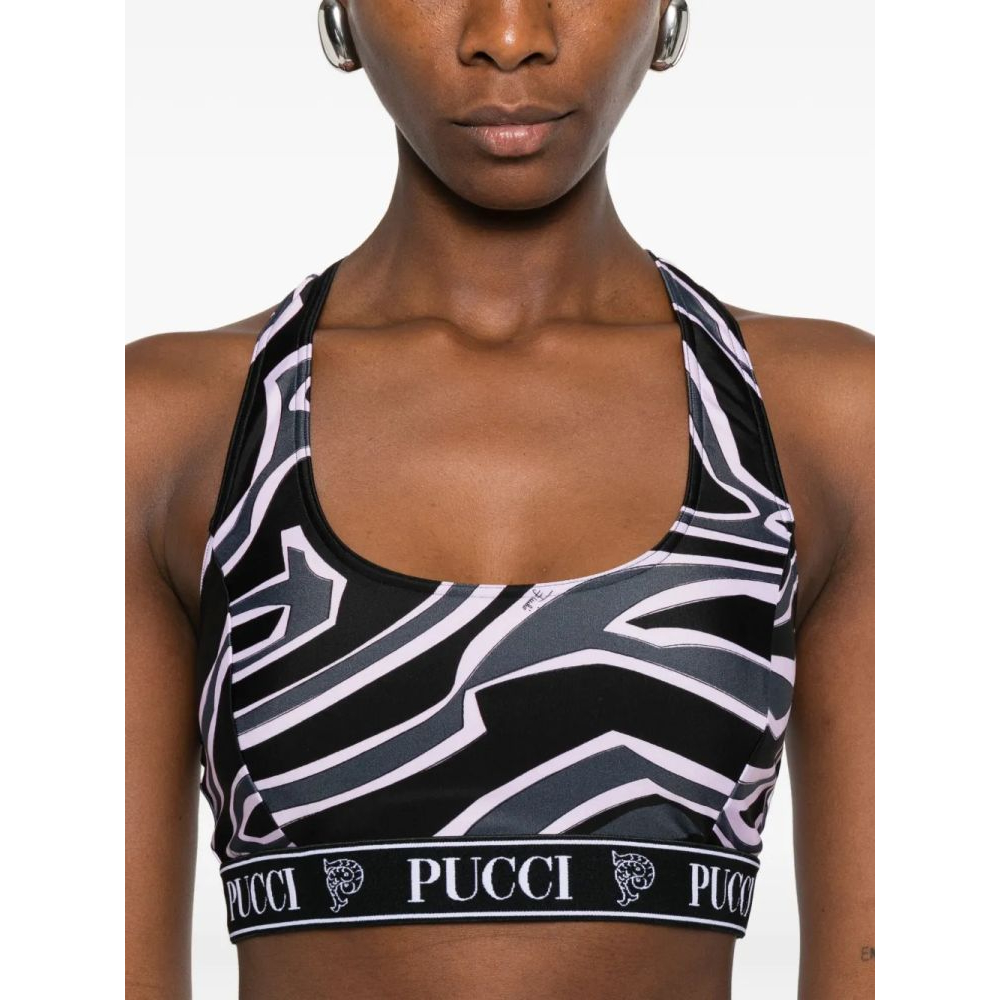 Brassière 'Racer-Neck Print' pour Femmes