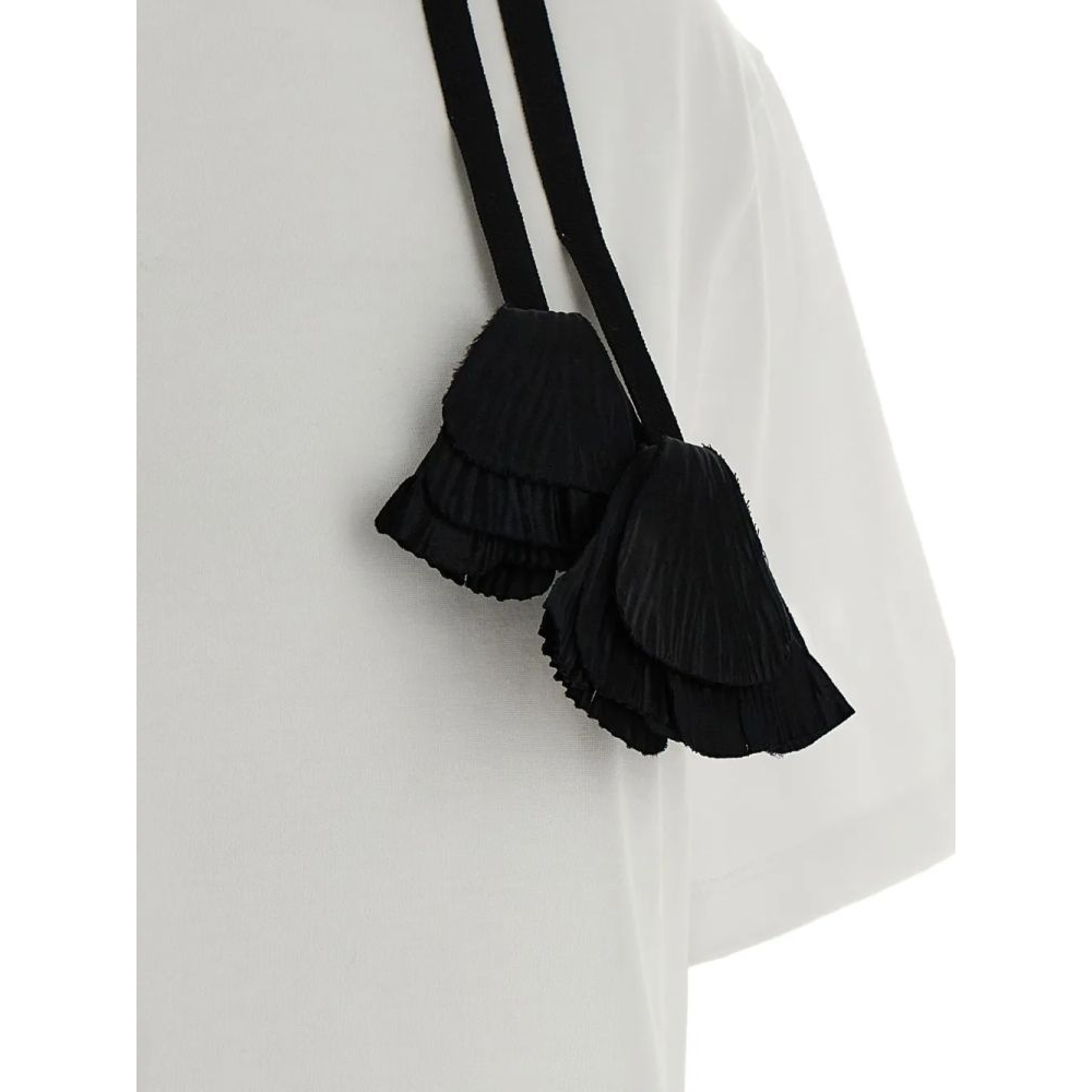 T-shirt 'Pleated-Tassel' pour Femmes