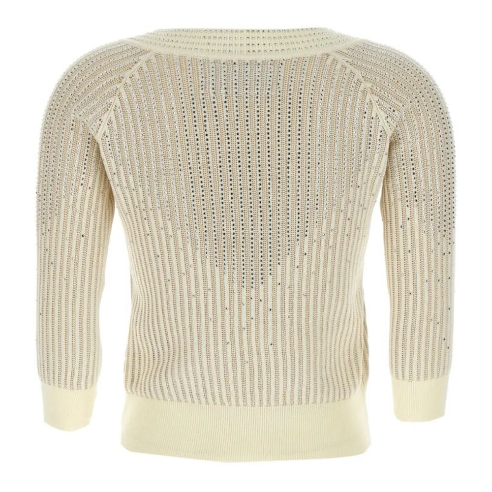 Pull 'Rhinestone-Embellished' pour Femmes
