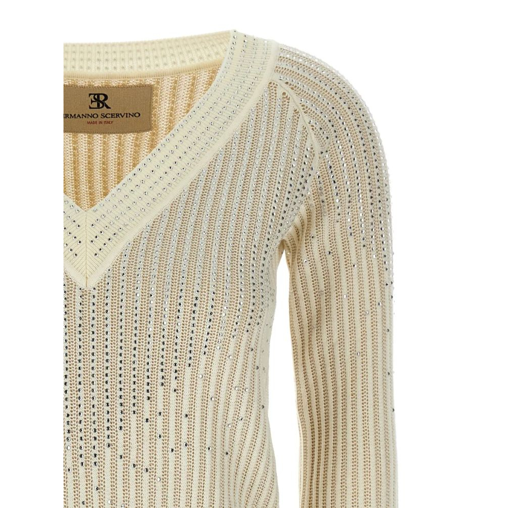 Pull 'Rhinestone-Embellished' pour Femmes