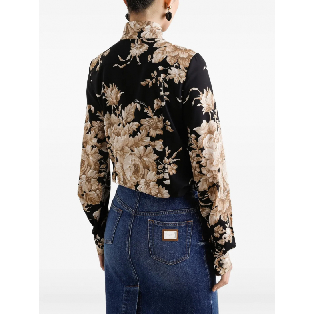 'Floral Print' Hemd für Damen