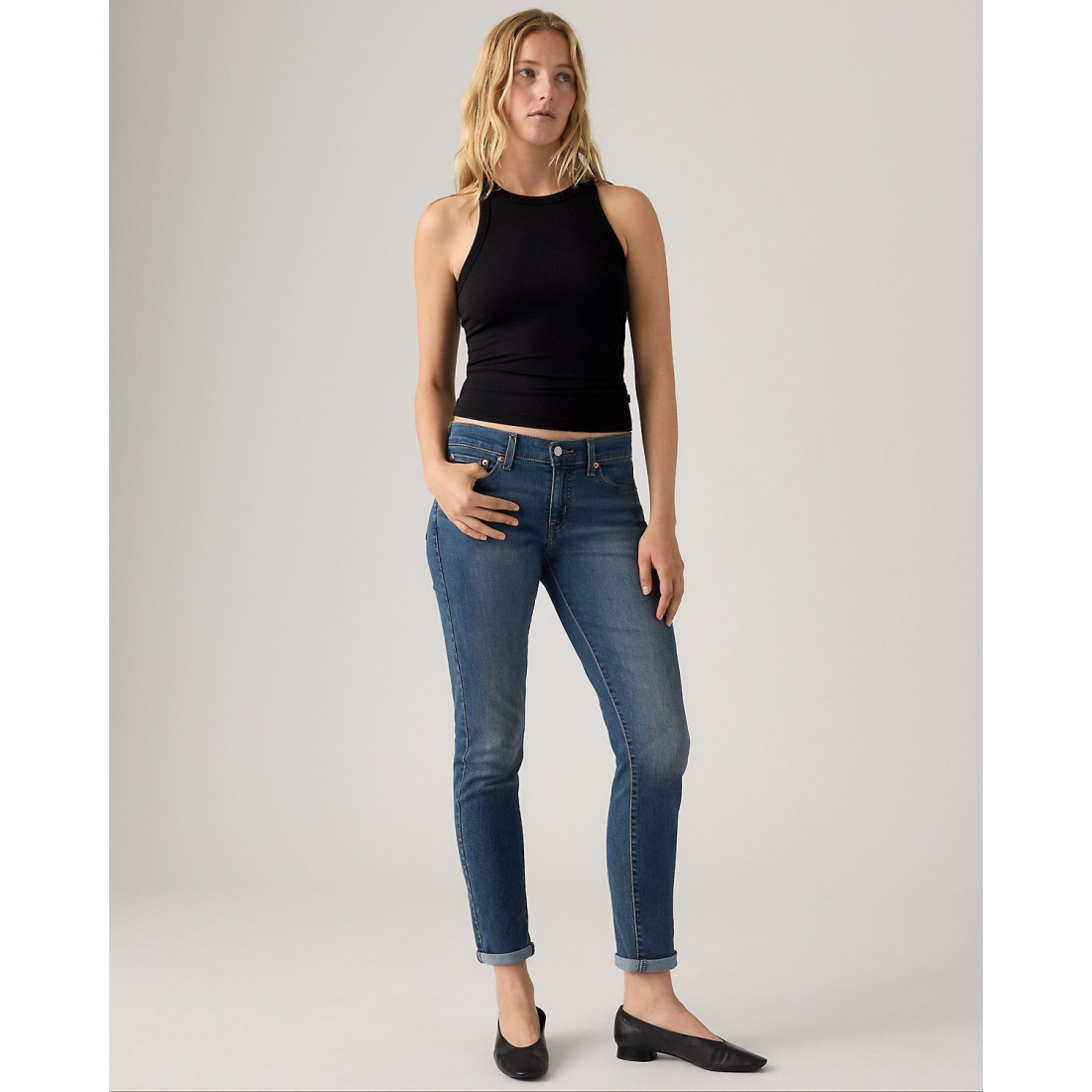 Jeans 'Boyfriend Mid Rise' pour Femmes