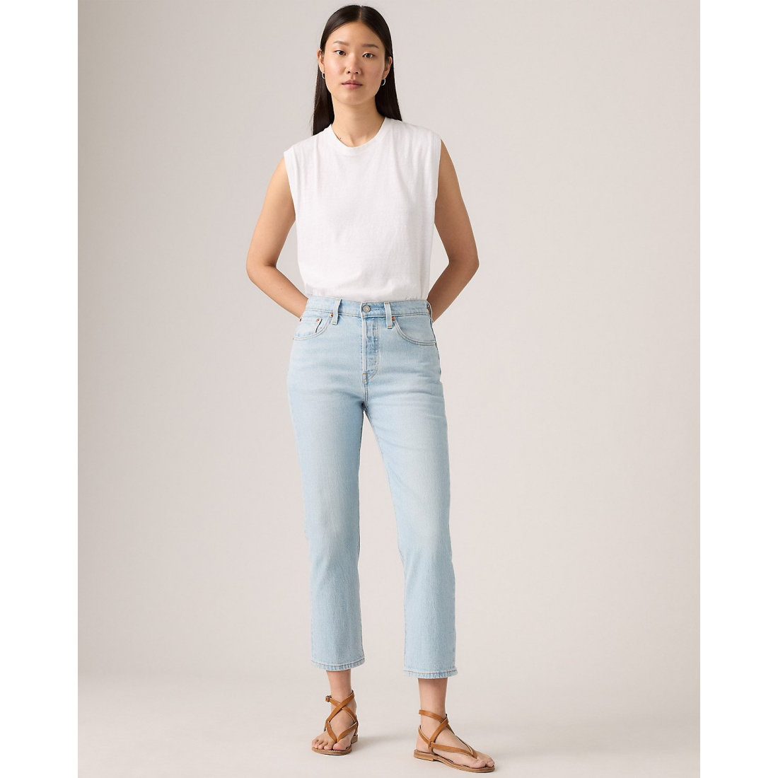 Jeans '501® Original Cropped' pour Femmes