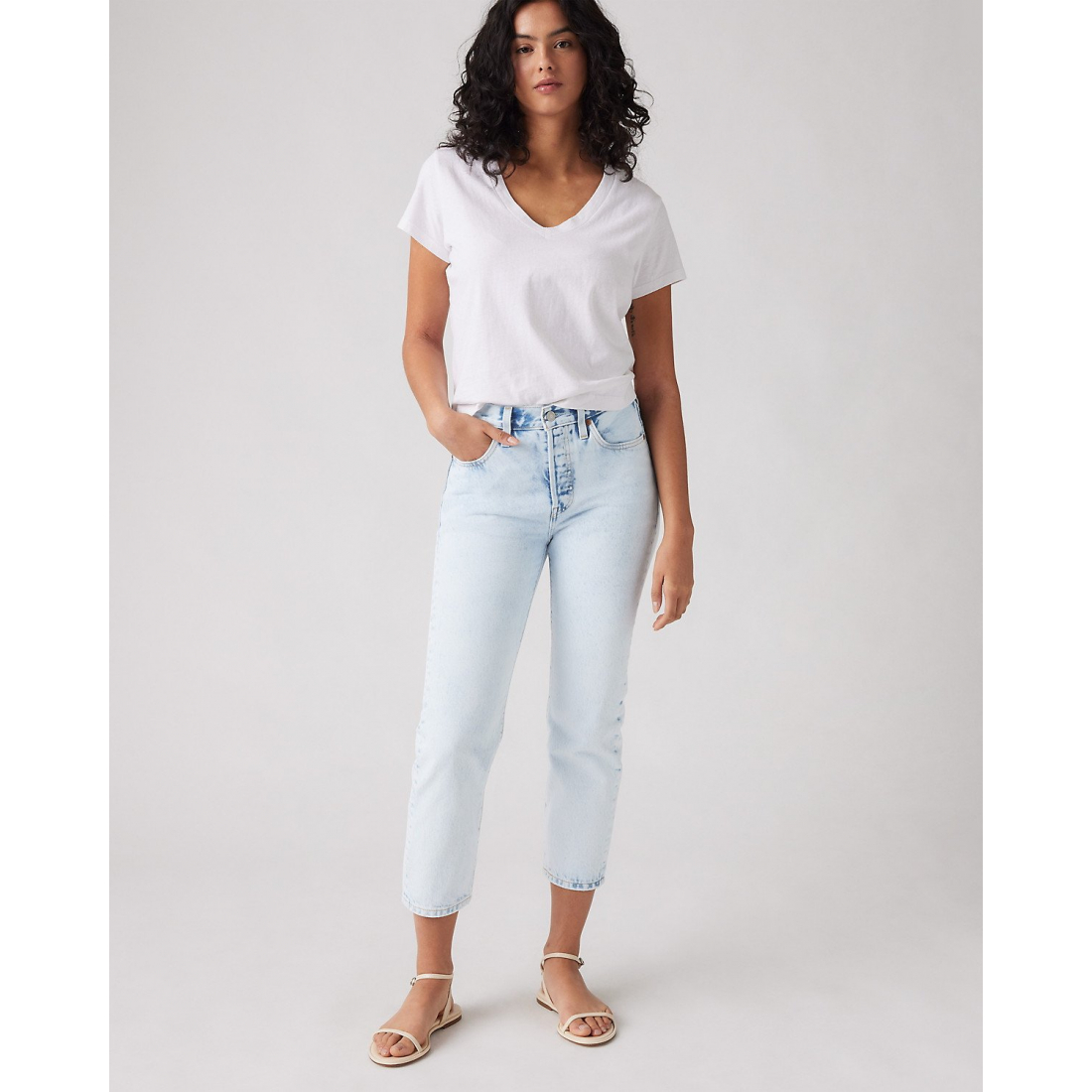 Jeans '501® Original Cropped' pour Femmes